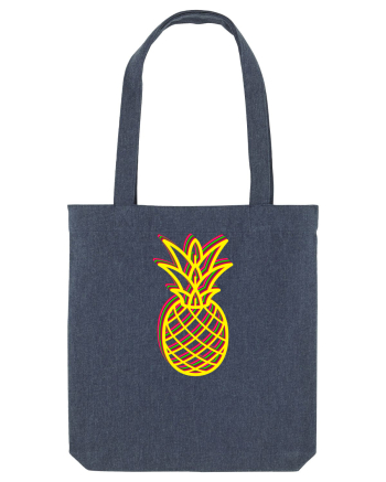 Trippy Pineapple  Midnight Blue