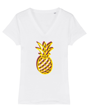 Trippy Pineapple  White