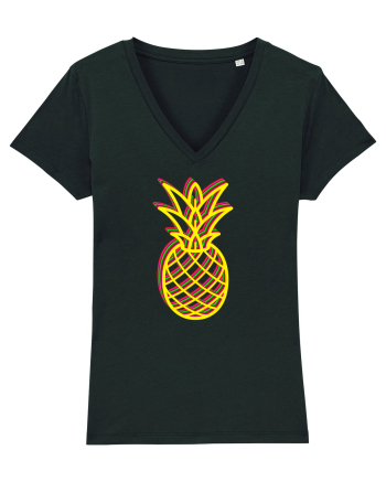 Trippy Pineapple  Black