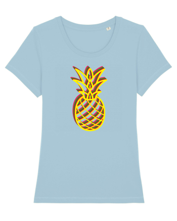 Trippy Pineapple  Sky Blue