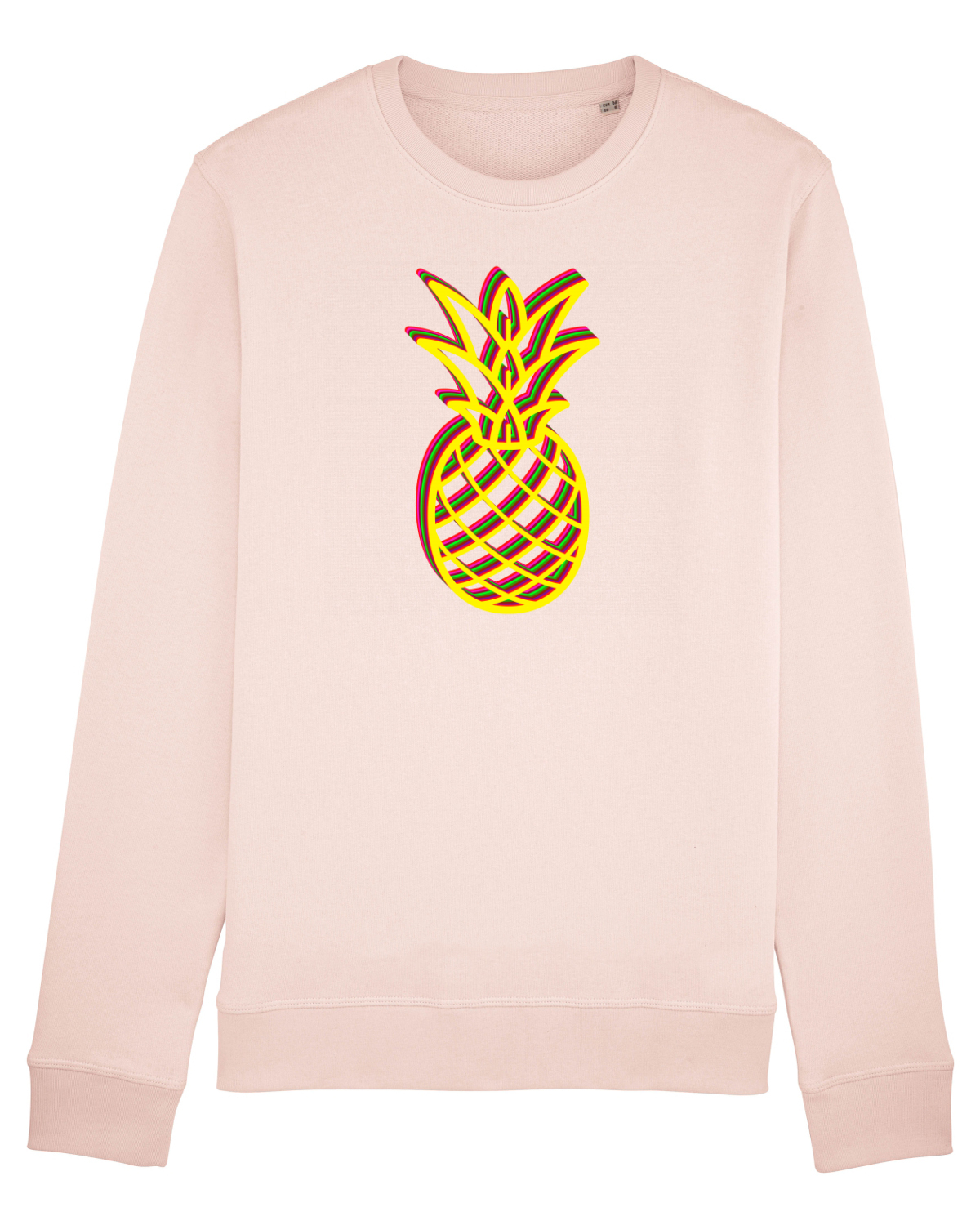 Bluză mânecă lungă Unisex Rise Candy Pink