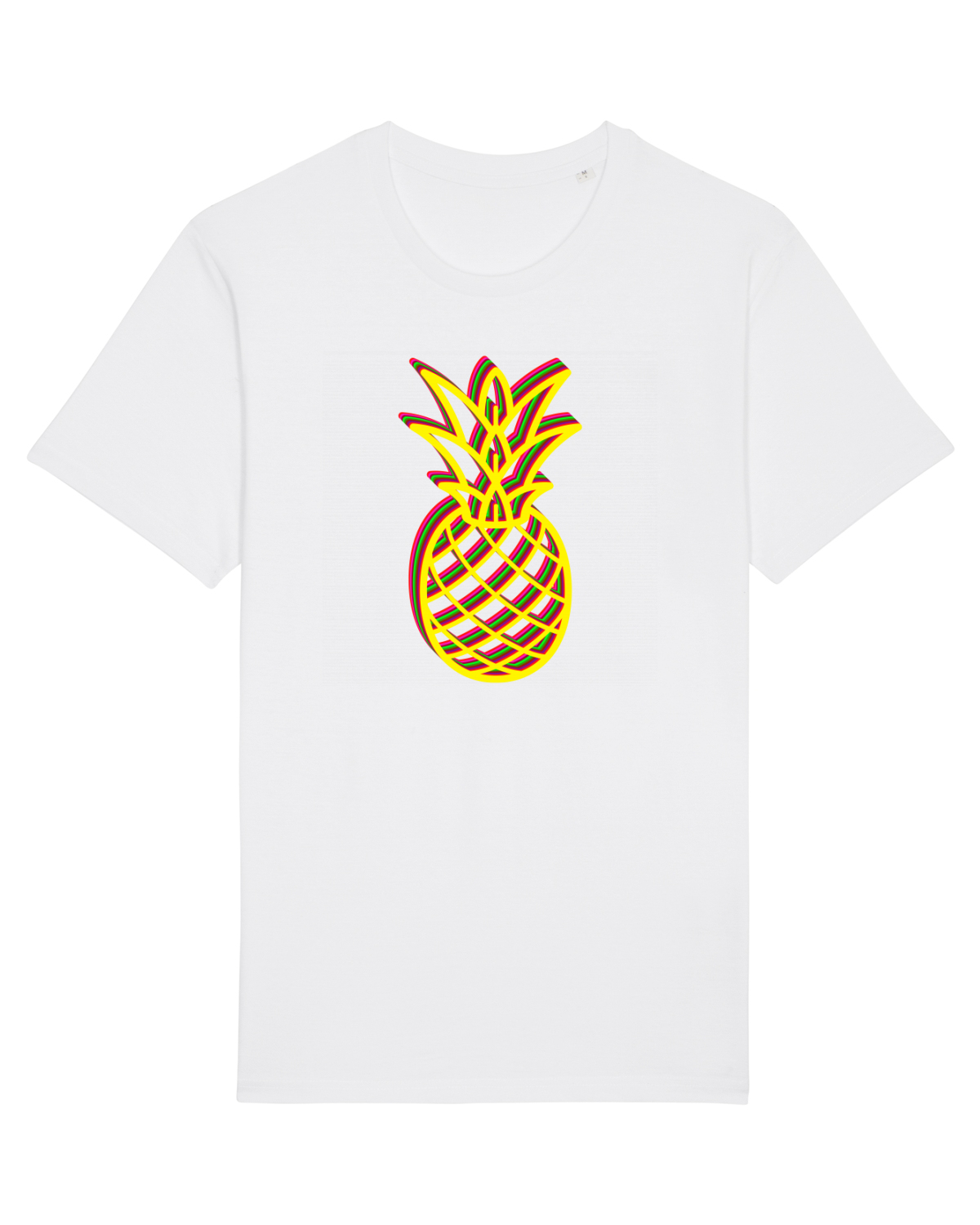 Tricou mânecă scurtă Unisex Rocker White