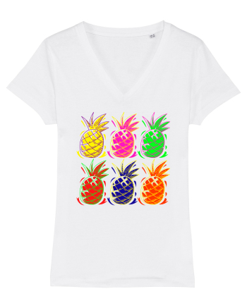 Trippy Pineapple  White