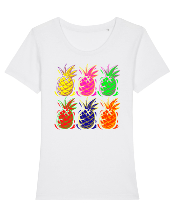 Trippy Pineapple  White