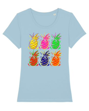 Trippy Pineapple  Sky Blue
