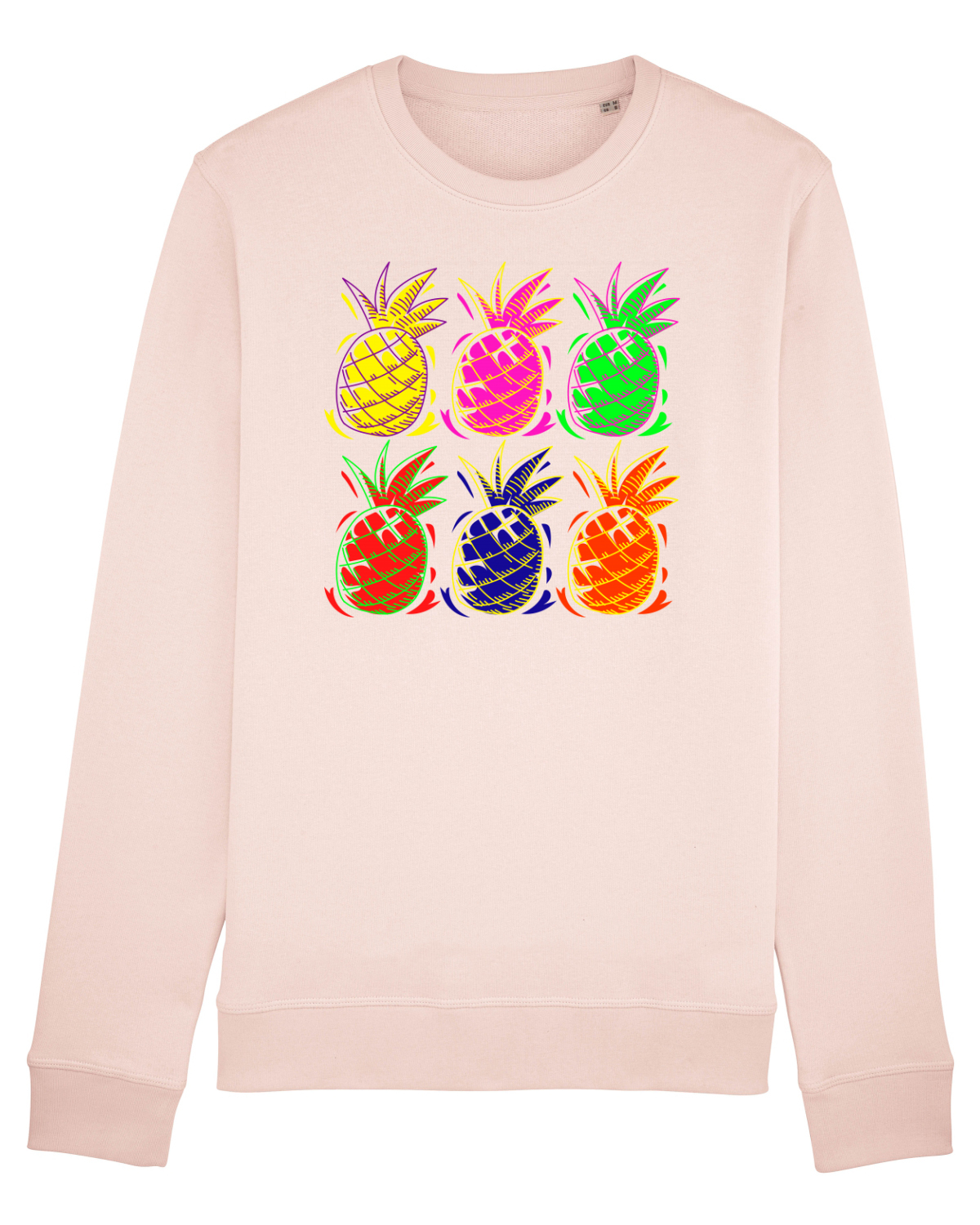 Bluză mânecă lungă Unisex Rise Candy Pink