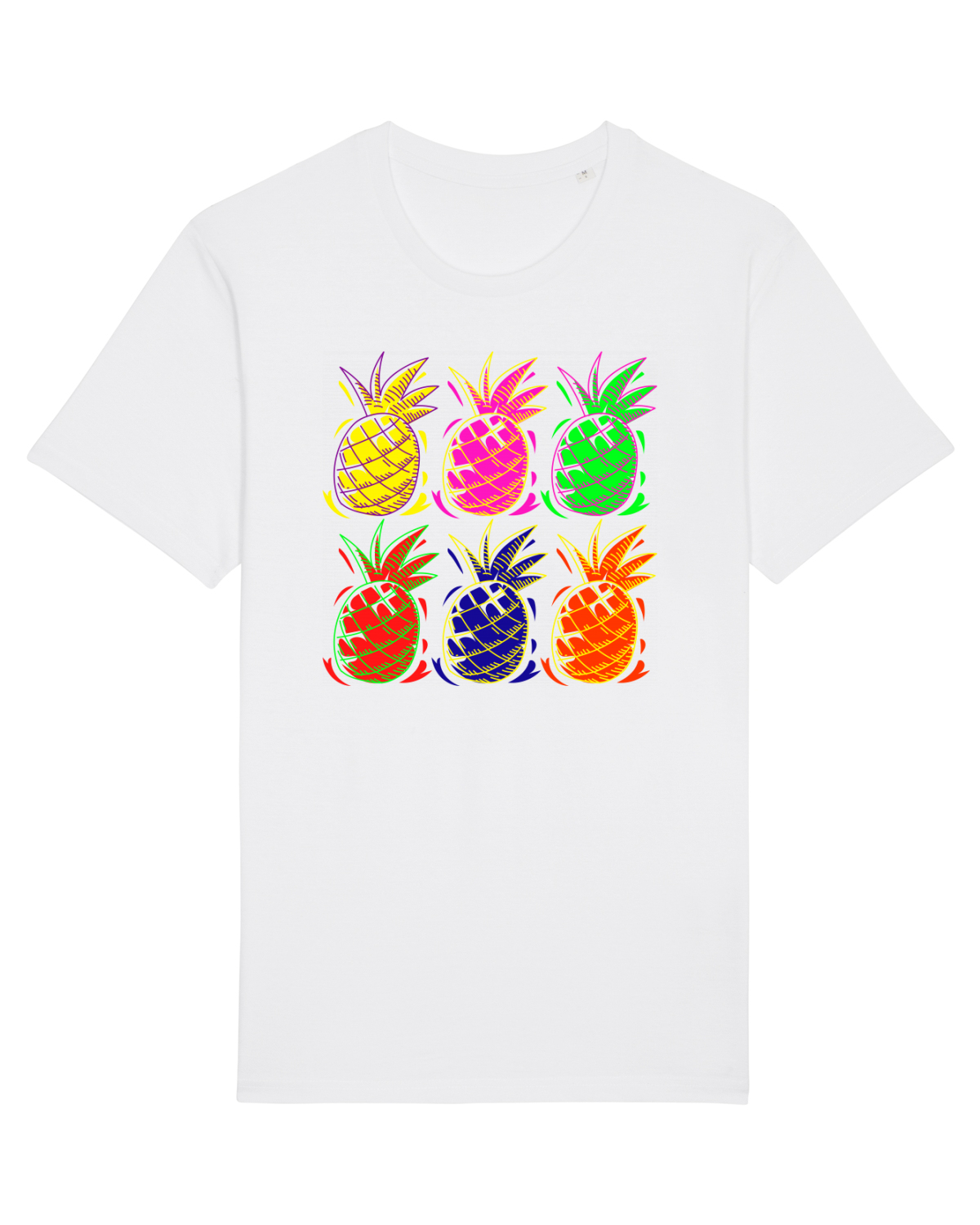 Tricou mânecă scurtă Unisex Rocker White