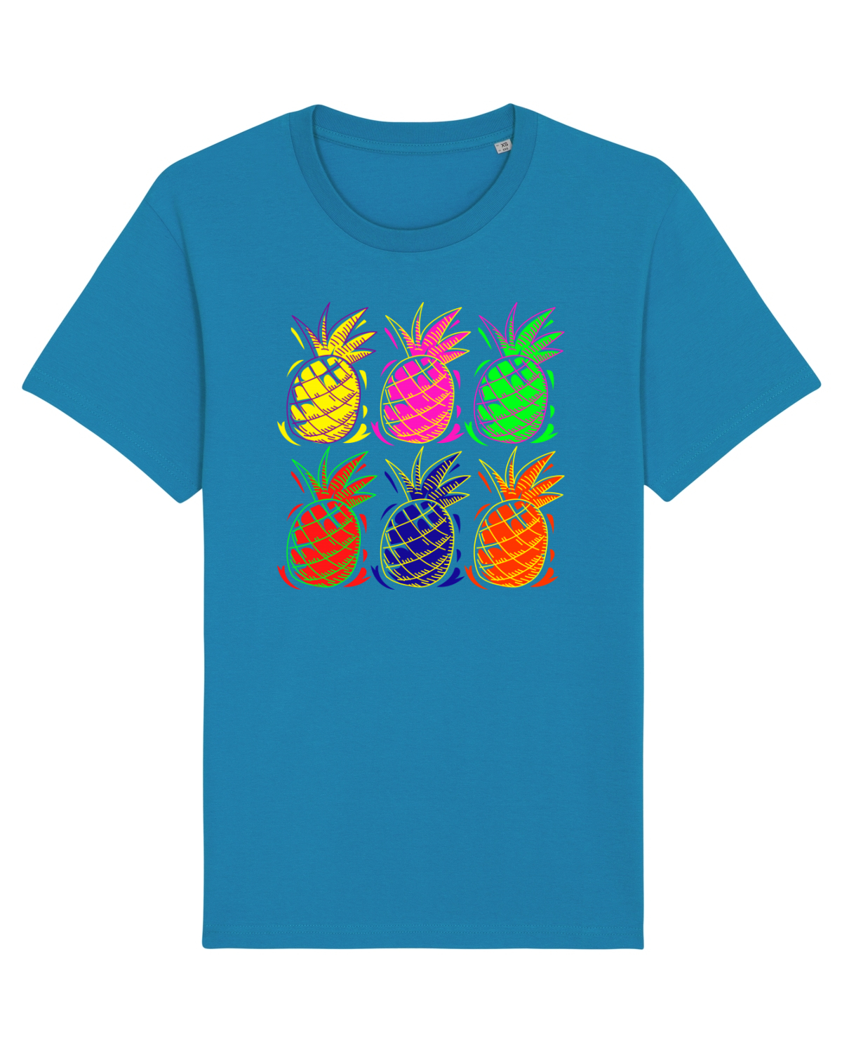 Tricou mânecă scurtă Unisex Rocker Azur