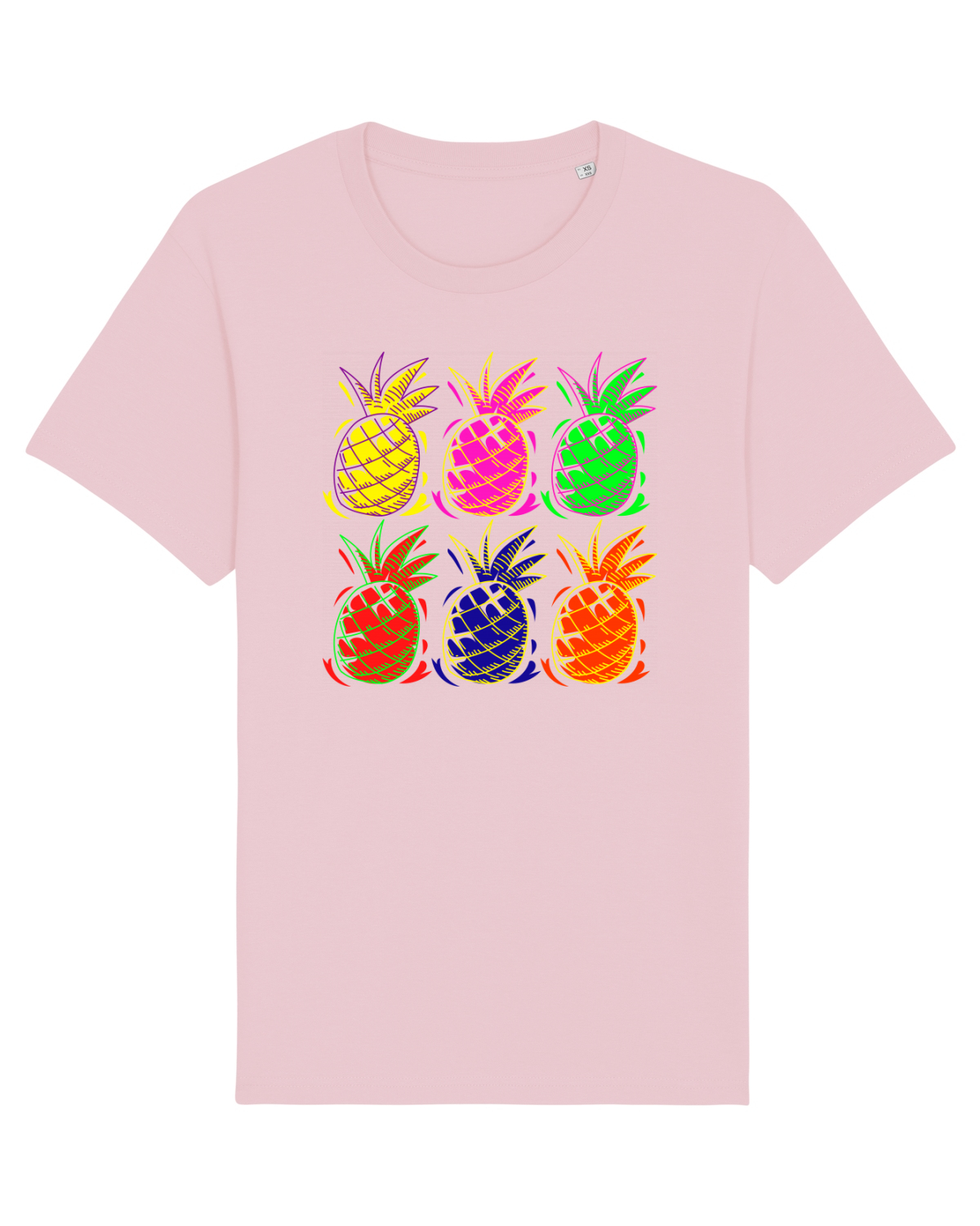 Tricou mânecă scurtă Unisex Rocker Cotton Pink