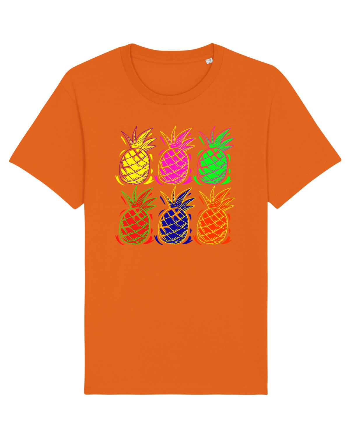 Tricou mânecă scurtă Unisex Rocker Bright Orange