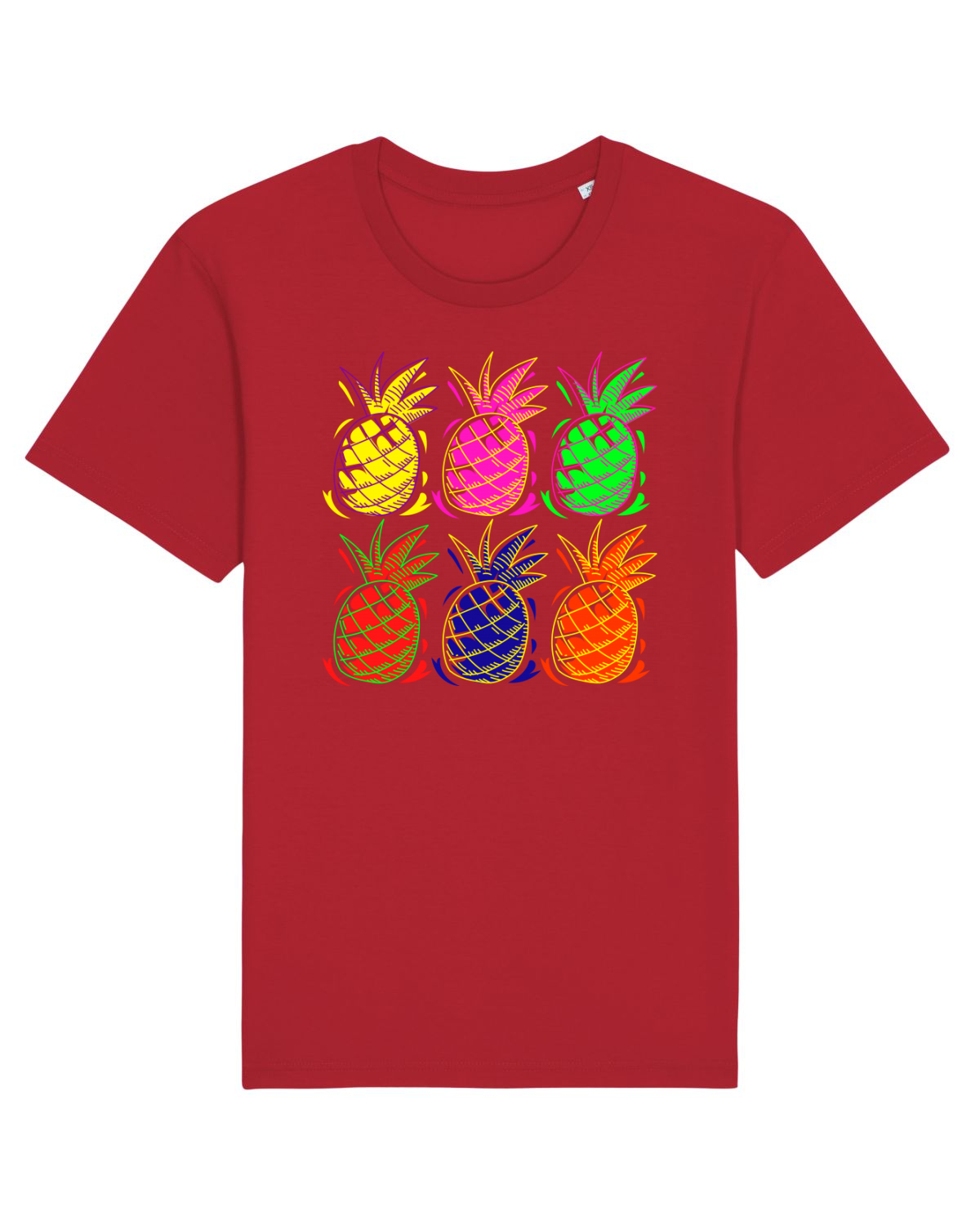Tricou mânecă scurtă Unisex Rocker Red