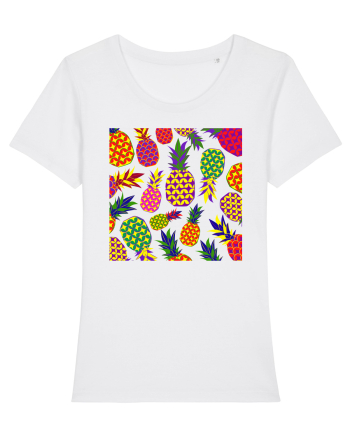Trippy Pineapple  White