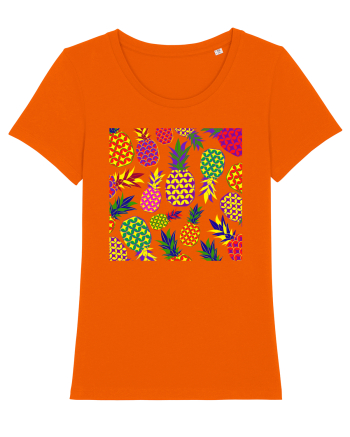 Trippy Pineapple  Bright Orange