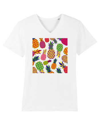 Trippy Pineapple  White