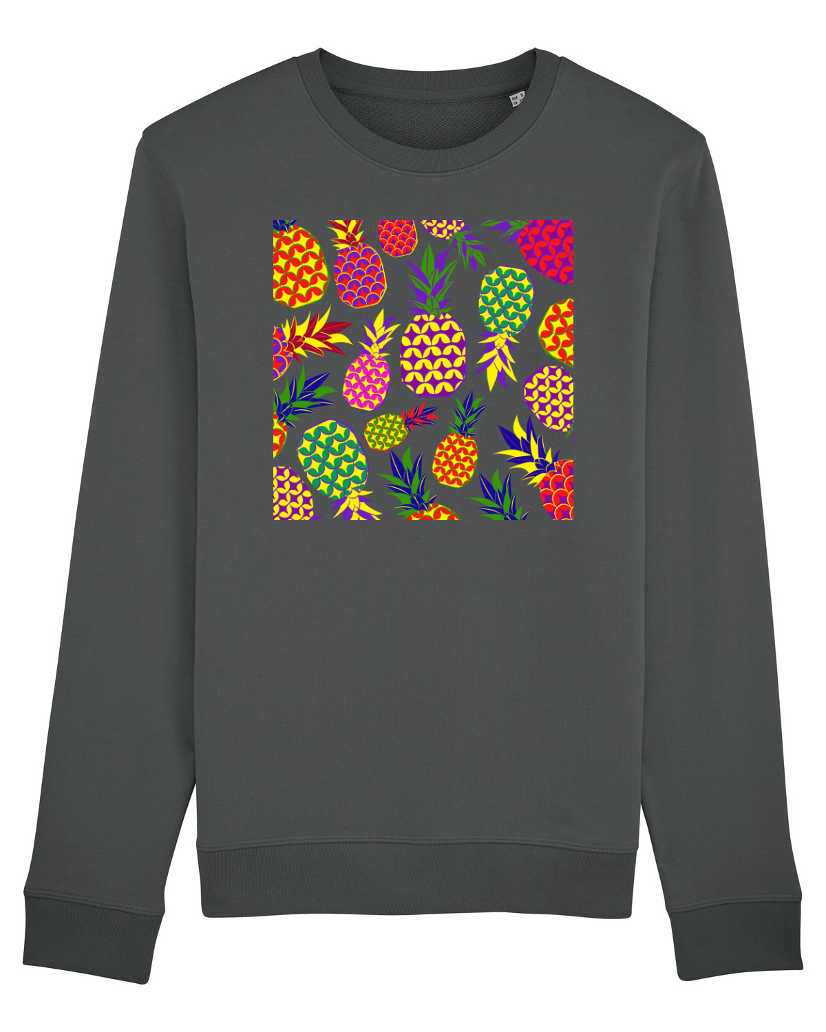 Bluză mânecă lungă Unisex Rise Anthracite