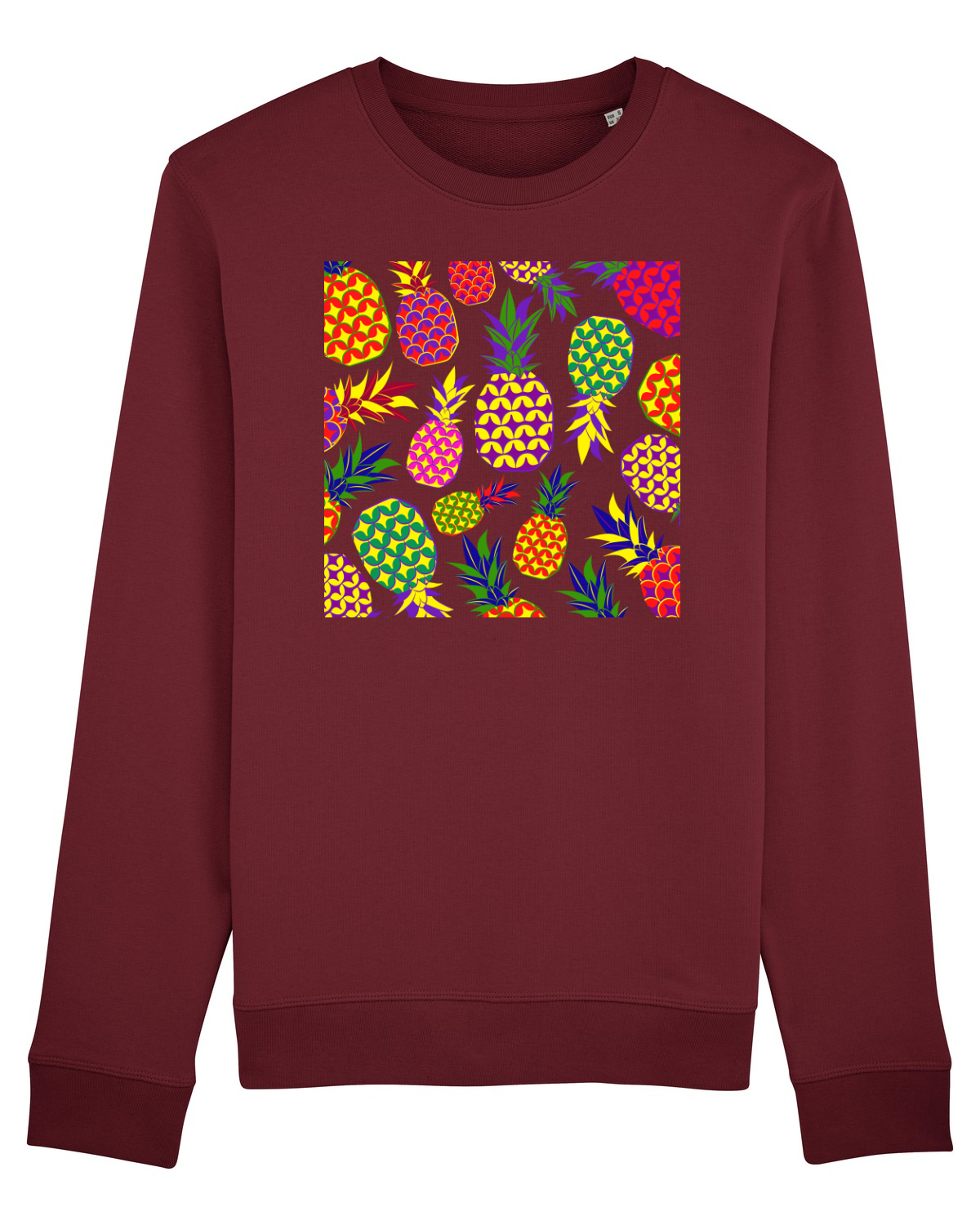 Bluză mânecă lungă Unisex Rise Burgundy