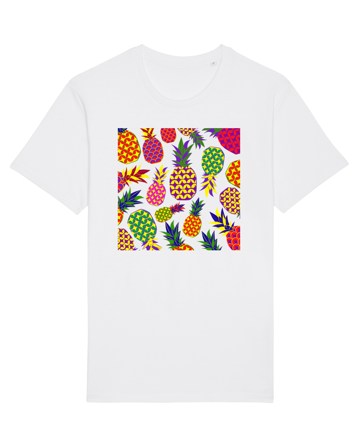 Tricou mânecă scurtă Unisex Rocker White