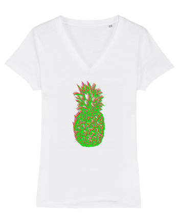 Trippy Pineapple  White