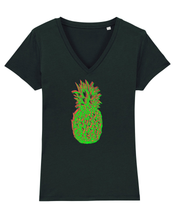 Trippy Pineapple  Black