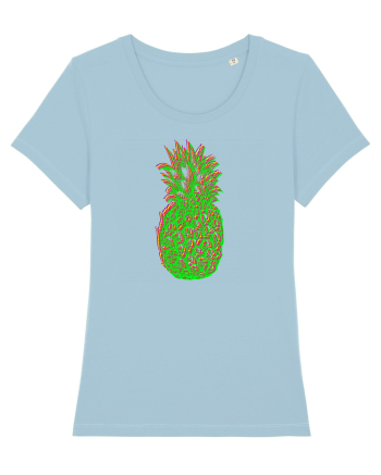 Trippy Pineapple  Sky Blue