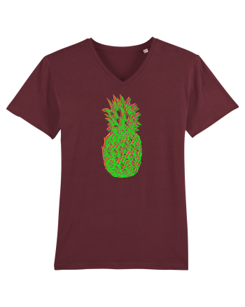 Trippy Pineapple  Burgundy