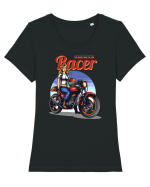 Girl Racer Tricou mânecă scurtă guler larg fitted Damă Expresser