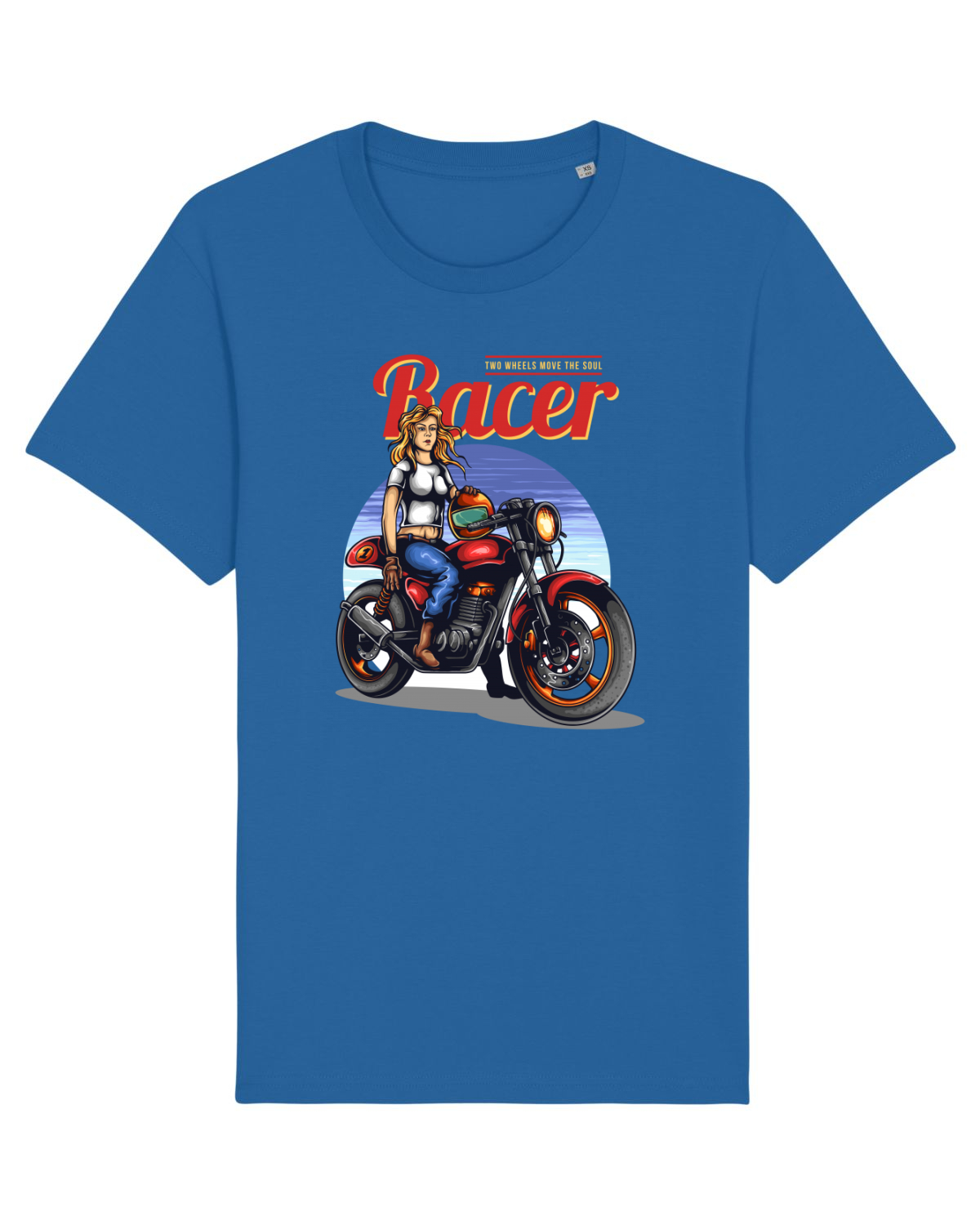 Tricou mânecă scurtă Unisex Rocker Royal Blue