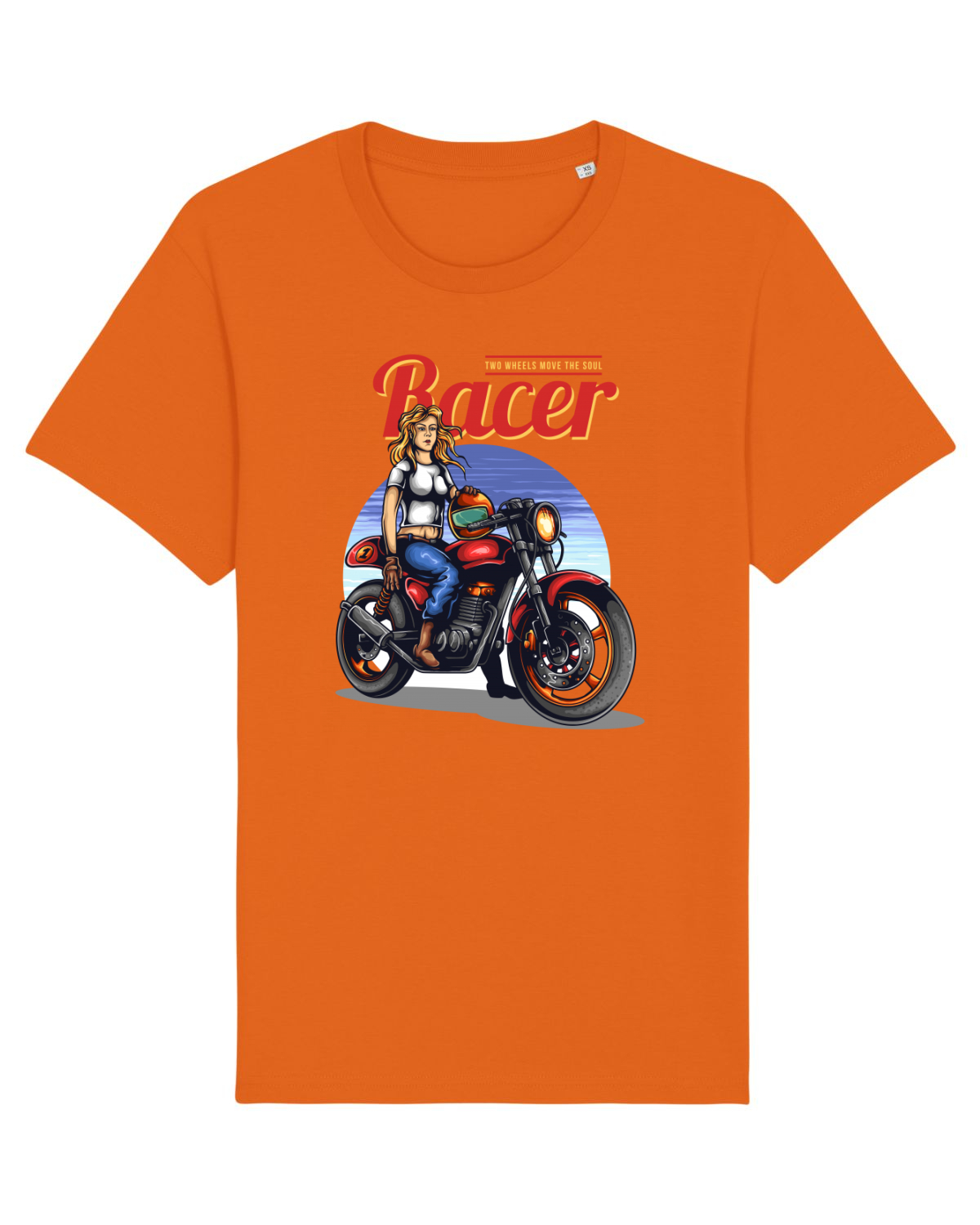 Tricou mânecă scurtă Unisex Rocker Bright Orange