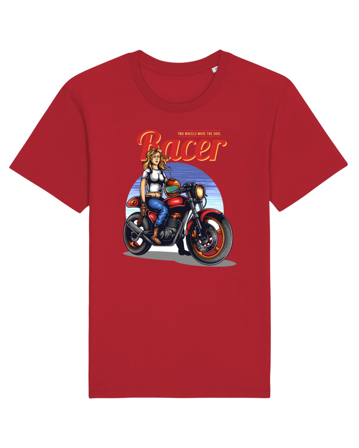 Tricou mânecă scurtă Unisex Rocker Red