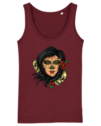 Day Of The Dead Burgundy