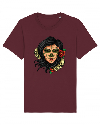 Day Of The Dead Burgundy