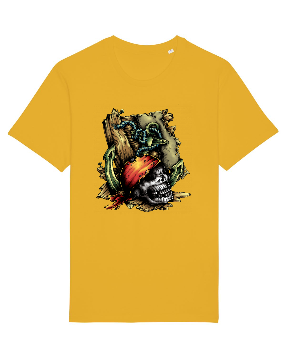 Tricou mânecă scurtă Unisex Rocker Spectra Yellow