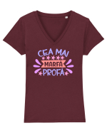 Cea mai marfa profa Tricou mânecă scurtă guler V Damă Evoker