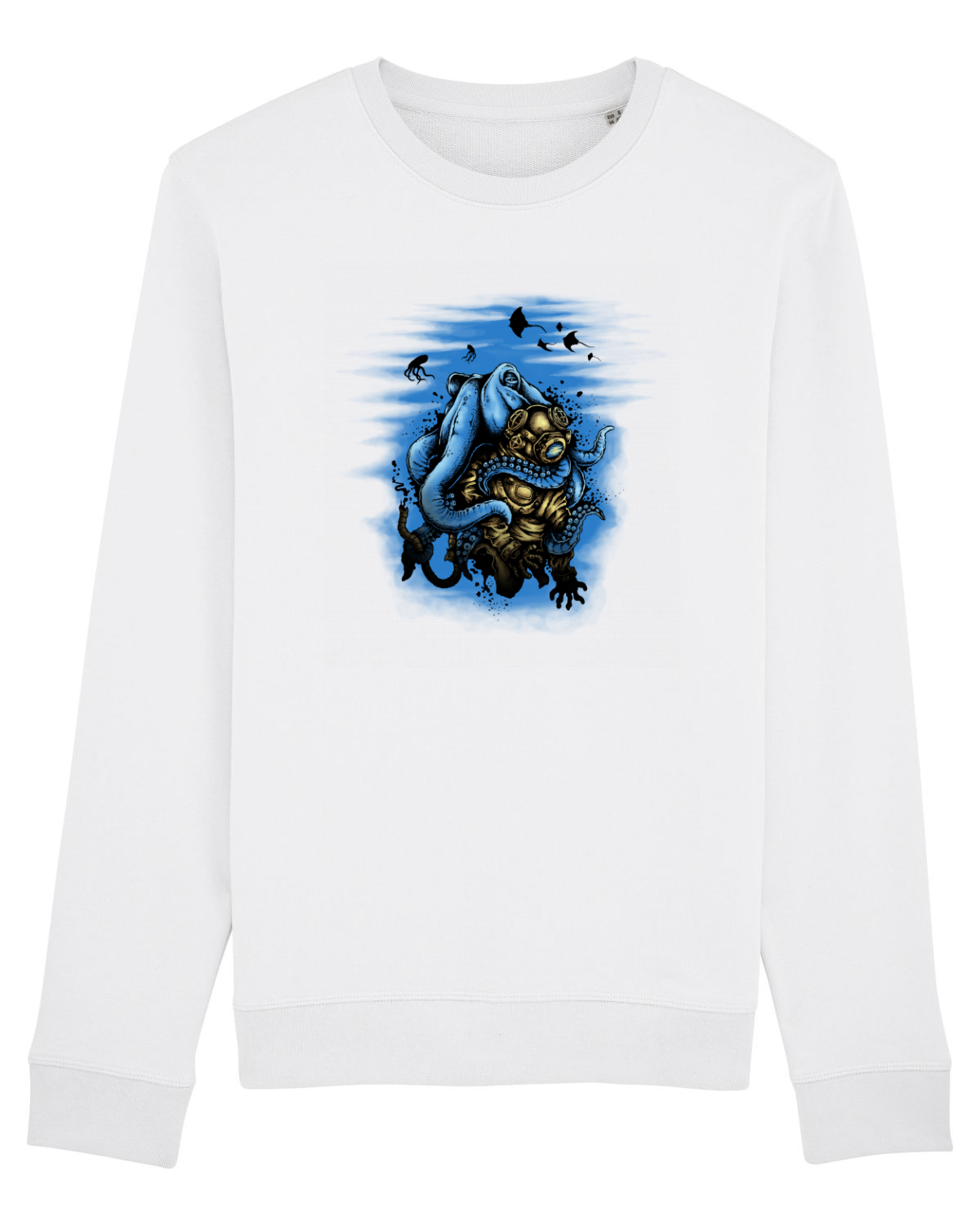 Bluză mânecă lungă Unisex Rise White
