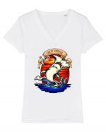 King Of The Ocean Tricou mânecă scurtă guler V Damă Evoker