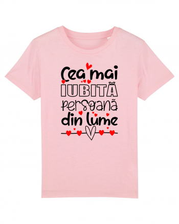 Cea mai iubita persoana din lume Cotton Pink