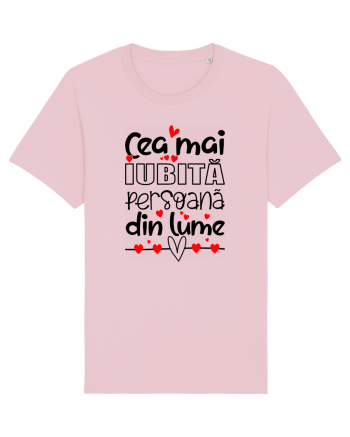 Cea mai iubita persoana din lume Cotton Pink