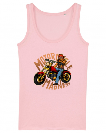 Motorcycle Madness Cotton Pink