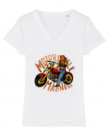 Motorcycle Madness White