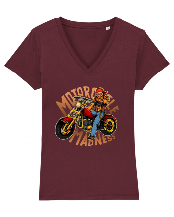 Motorcycle Madness Burgundy