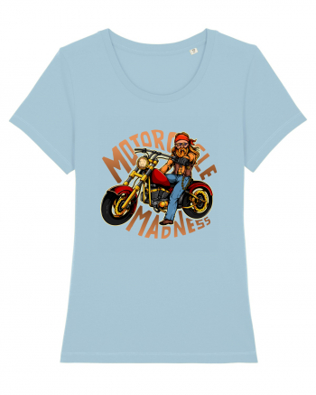 Motorcycle Madness Sky Blue