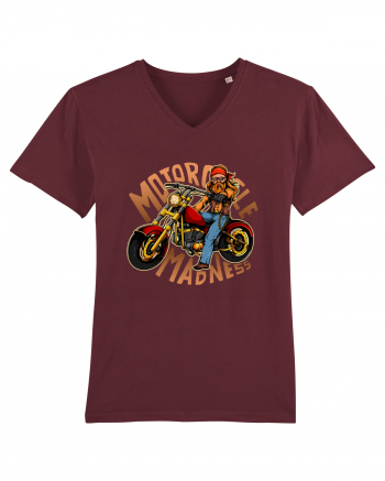 Motorcycle Madness Burgundy