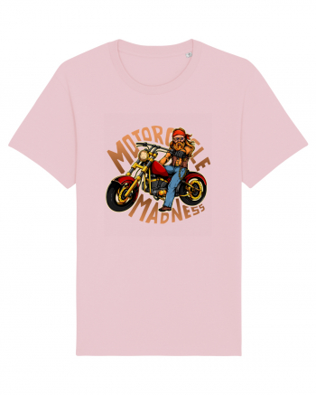 Motorcycle Madness Cotton Pink