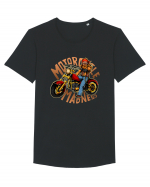 Motorcycle Madness Tricou mânecă scurtă guler larg Bărbat Skater