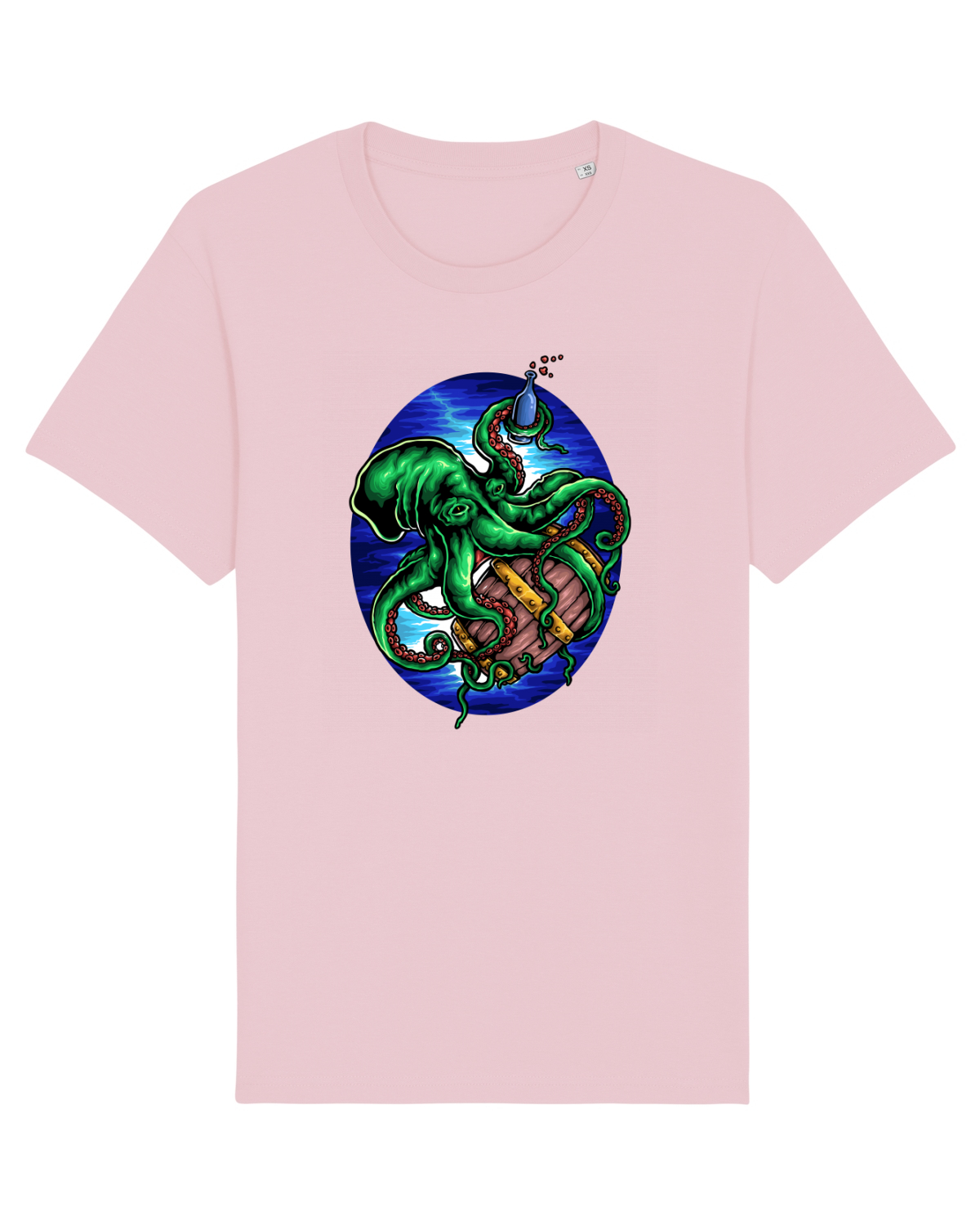 Tricou mânecă scurtă Unisex Rocker Cotton Pink