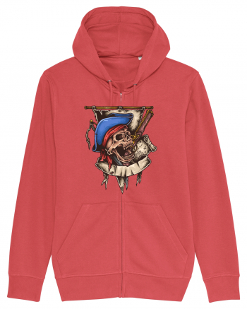 Pirate Skull Carmine Red