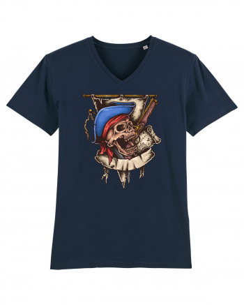 Pirate Skull French Navy