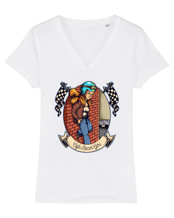 Racer Girl White