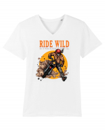 Ride Wild Tricou mânecă scurtă guler V Bărbat Presenter