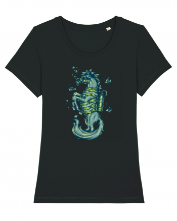 Scuba Seahorse Black